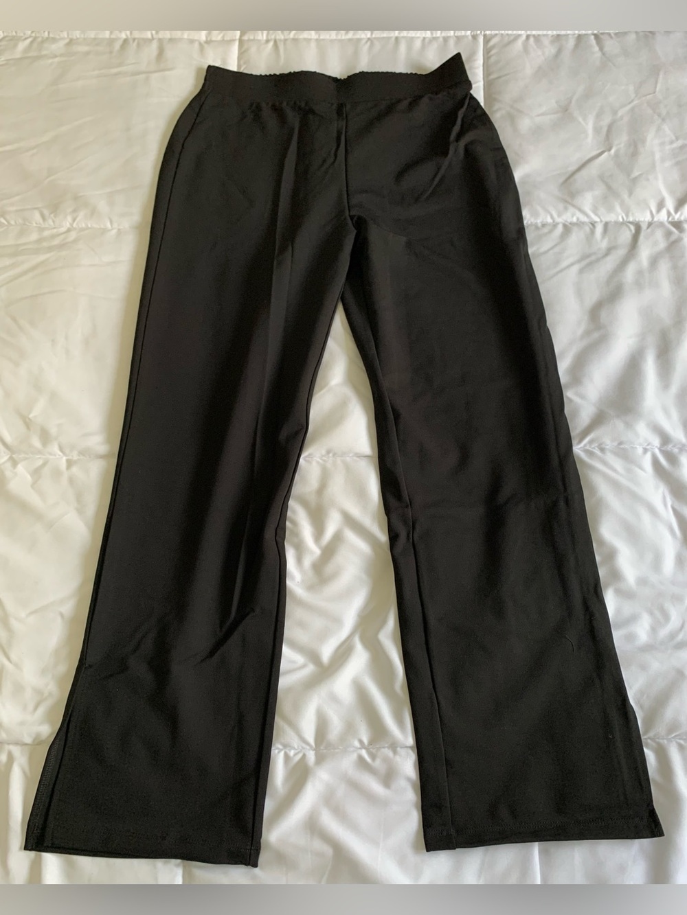 NWTs TERRERA Cora Side Slit Straight Leg Pant Size M